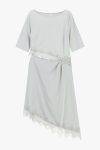 Abito midi con maniche e bordo in pizzo Imperial 3