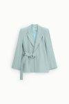 Blazer con cintura ad anello e revers classici Dixie