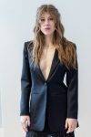 Blazer lungo con pizzo macramé Jijil (2)