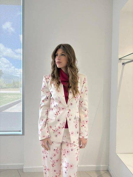 Blazer stampato con chiusura a un bottone Imperial (1)