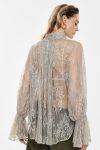 Blusa ampia in pizzo floreale Imperial