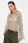 Blusa ampia in pizzo floreale Imperial