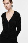 Blusa effetto drappeggiato maniche lunghe Imperial 1