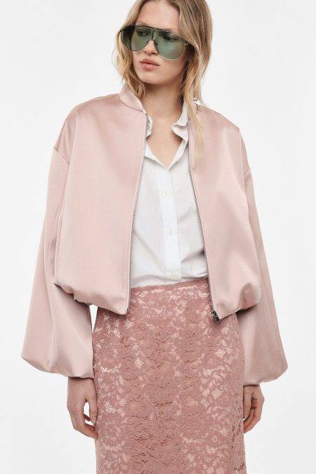 Bomber corto con maniche voluminose Imperial
