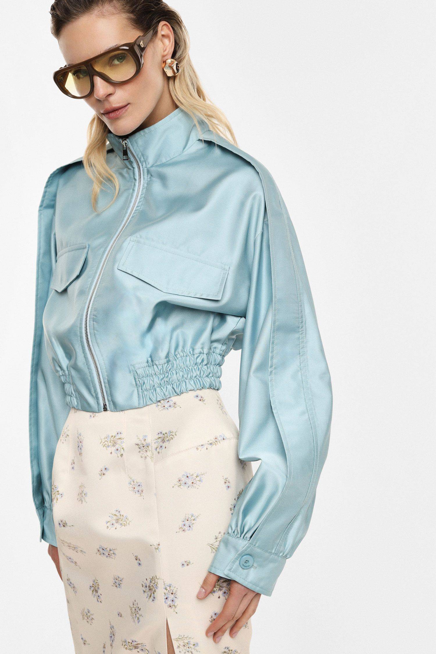 Bomber corto con tasche a patta Imperial 1 Bomber corto con tasche a patta Imperial 1