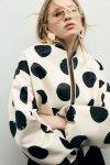 Bomber oversize stampa pois Imperial