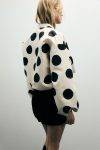 Bomber oversize stampa pois Imperial