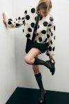 Bomber oversize stampa pois Imperial