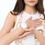 Bracciale a manetta con pietra in resina Mya Accessories