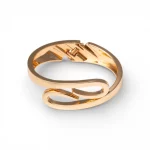 Bracciale a manetta rigido in metallo lucido Mya Accessories 0