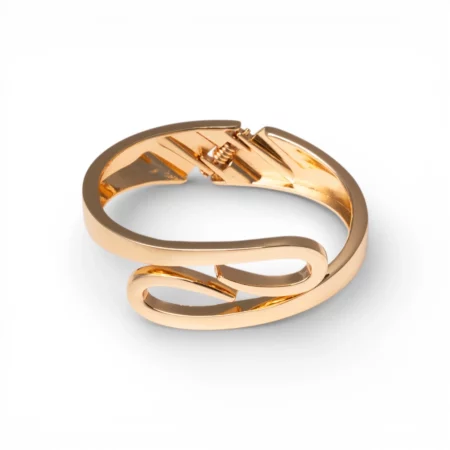 Bracciale a manetta rigido in metallo lucido Mya Accessories 0