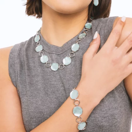 Bracciale con inserti circolari smaltati Mya Accessories 0