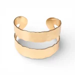 Bracciale in metallo con bordo dentellato Mya Accessories