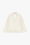 Camicia ampia a maniche lunghe collo classico Dixie