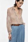 Camicia con manica lunga e stampa testurizzata Imperial