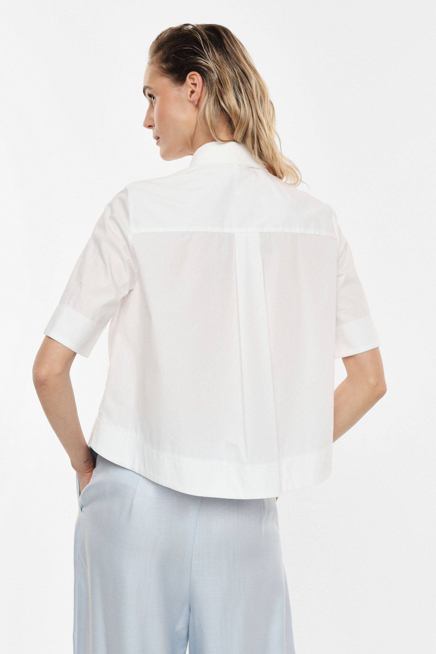 Camicia cropped con cravatta decorativa Imperial 0 Camicia cropped con cravatta decorativa Imperial 0