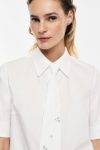 Camicia cropped con cravatta decorativa Imperial