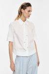 Camicia cropped con cravatta decorativa Imperial