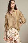 Camicia cut out dietro in organza Dixie