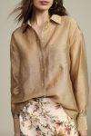 Camicia cut out dietro in organza Dixie