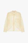 Camicia cut out dietro in organza Dixie