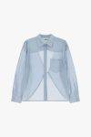 Camicia cut out dietro in organza Dixie