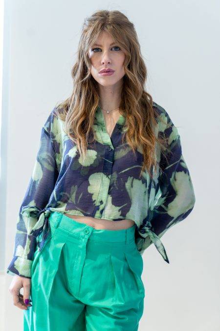 Camicia floreale a scatola SOLOTRE (3)