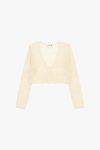 Cardigan traforato corto Please