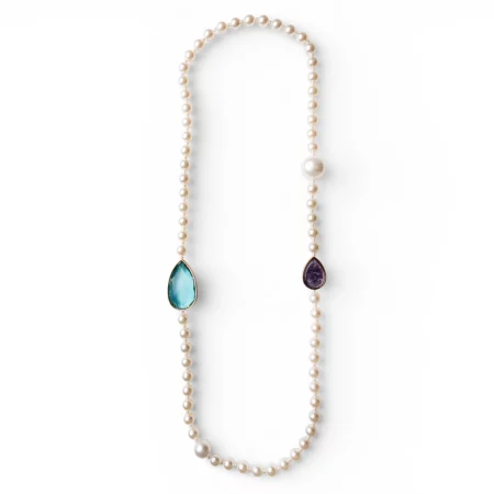 Collana con perle e pietre Mya Accessories