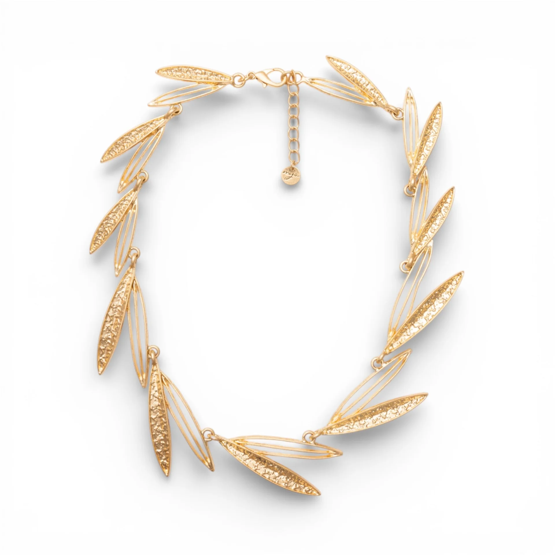 Collana girocollo con design a foglie Mya Accessories 0 Collana girocollo con design a foglie Mya Accessories 0