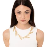 Collana girocollo con design a foglie Mya Accessories