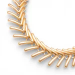 Collana girocollo con design a foglie stilizzate Mya Accessories