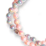 Collana girocollo con due fili di sfere in acrilico Mya Accessories 0