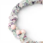 Collana girocollo con intreccio di pietre dure Mya Accessories