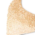 Collana girocollo statement a maglia dorata Mya Accessories