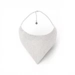 Collana girocollo statement a maglia dorata Mya Accessories