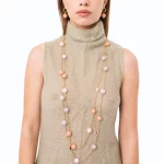 Collana lunga a due linee in catena con sfere Mya Accessories 6
