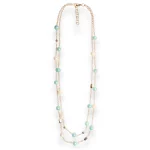 Collana lunga a due linee in catena con sfere Mya Accessories 6