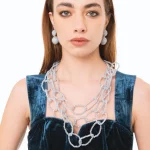 Collana multi fili con pietre in vetro Mya Accessories 1