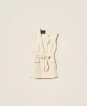 Gilet con stampa e cintura Twinset Actitude 0