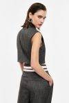 Gilet corto con revers e abbottonatura frontale Imperial