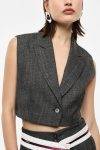 Gilet corto con revers e abbottonatura frontale Imperial