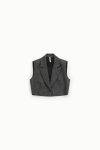 Gilet corto con revers e abbottonatura frontale Imperial