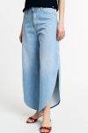 Jeans a gamba ampia stondata e spacchi laterali Please