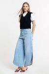 Jeans a gamba ampia stondata e spacchi laterali Please