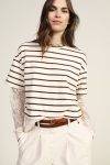 Maglia a righe con maniche e fondo in pizzo Dixie 1