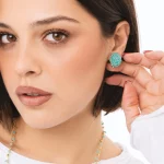 Orecchini a clip circolari con piccole pietre Mya Accessories 0