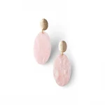 Orecchini pendenti con pietra ovale Mya Accessories