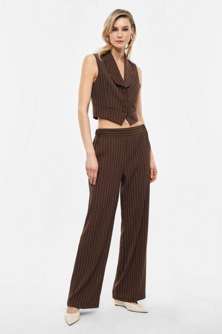 Pantaloni palazzo a righe Imperial