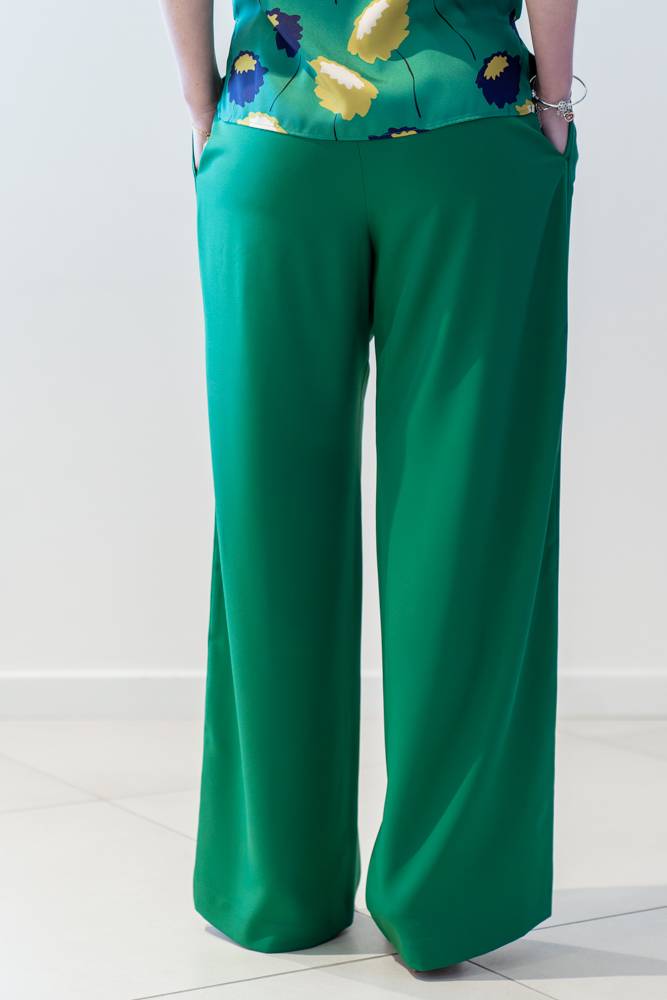 Pantaloni palazzo con elastico Diana Gallesi (3) Pantaloni palazzo con elastico Diana Gallesi (3)